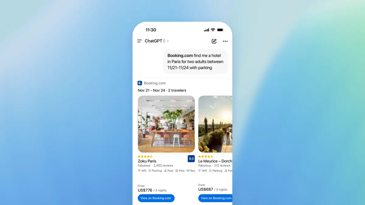 Example of a ChatGPT app