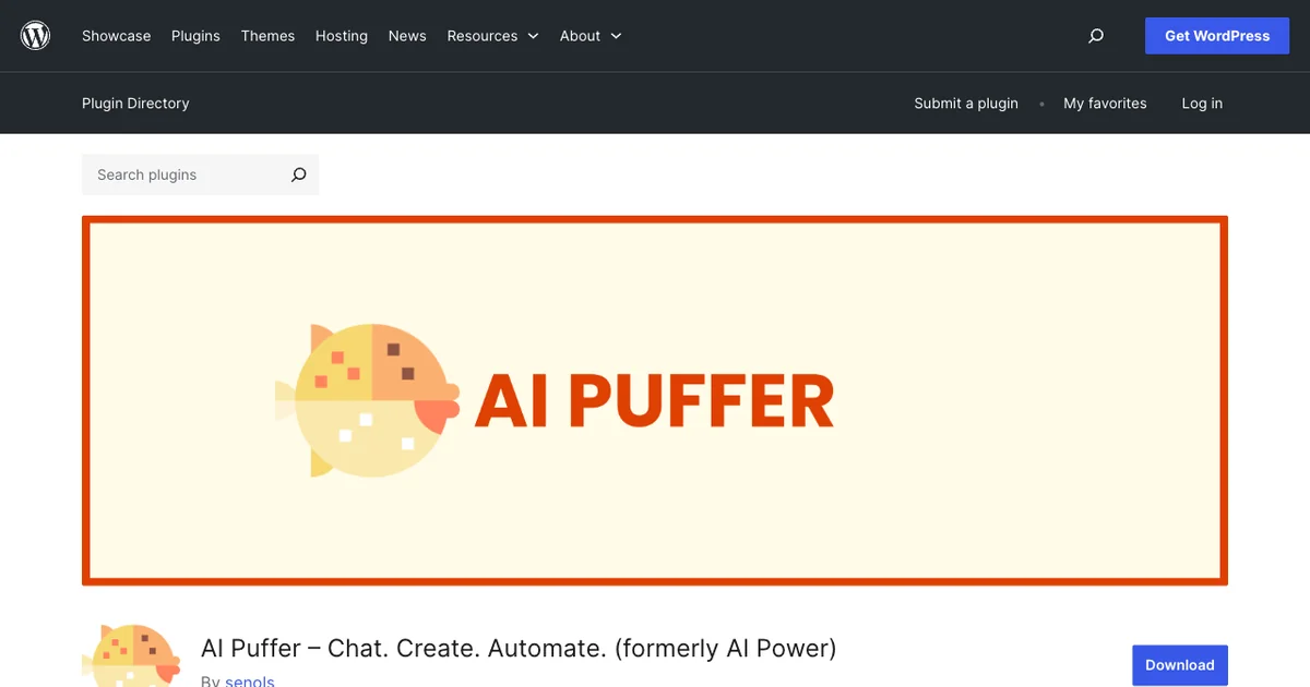 AI Puffer all-in-one WordPress AI plugin with chatbot and content tools